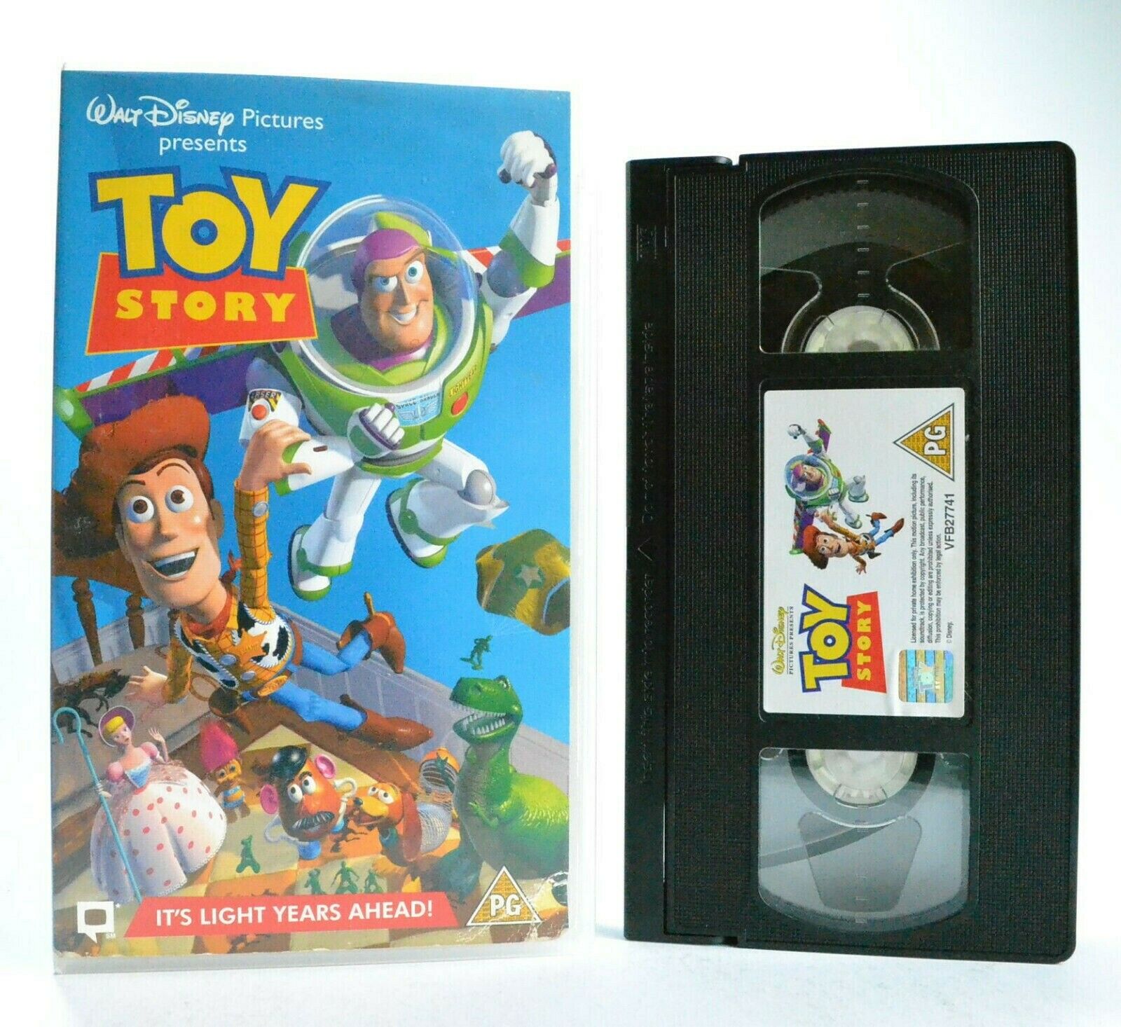 Original Walt Disney Toy Story shops 1 & 2 (VHS) Working