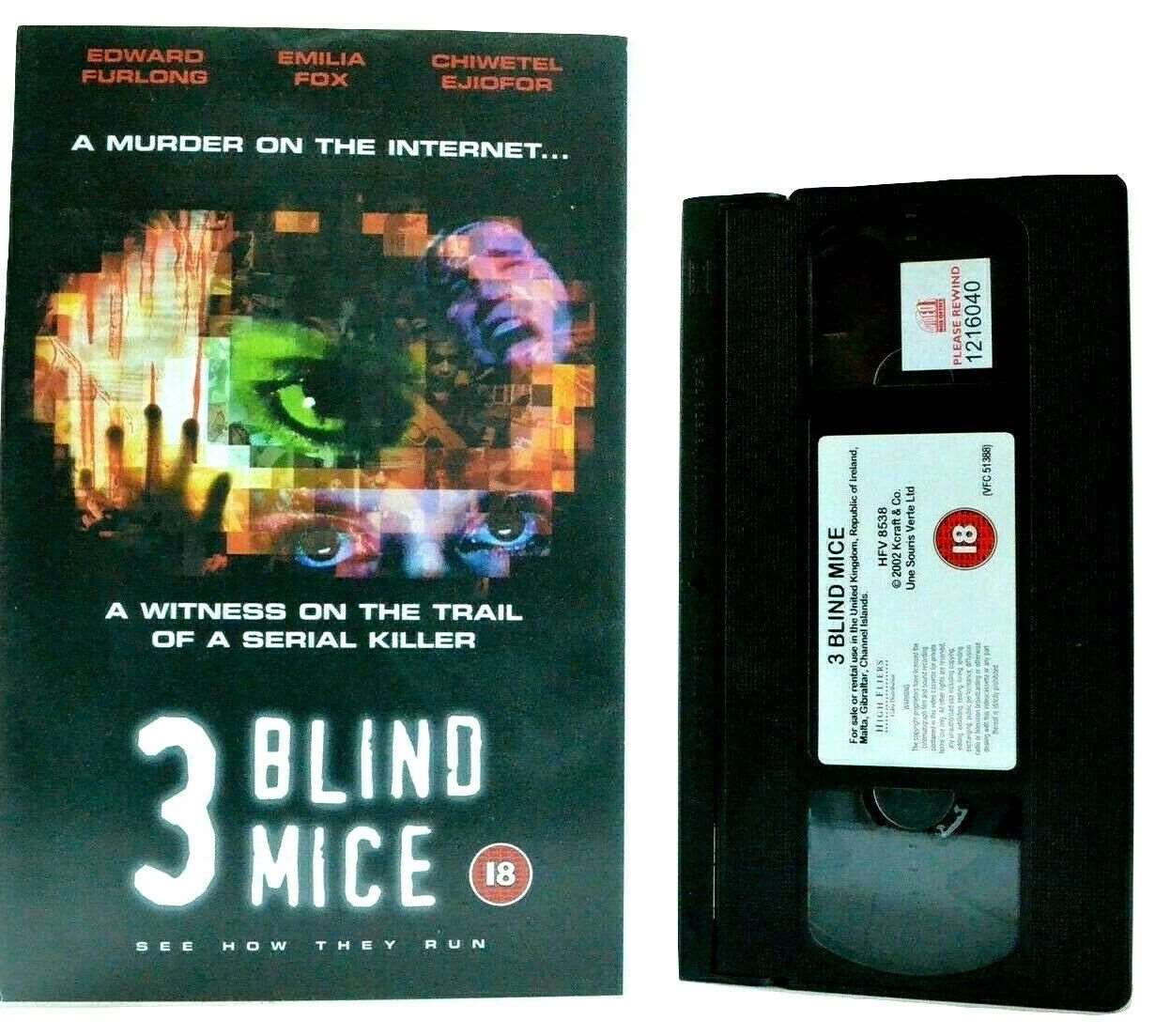 3 Blind Mice: British/French Crime; Slow Burner - Ex-Rental (E