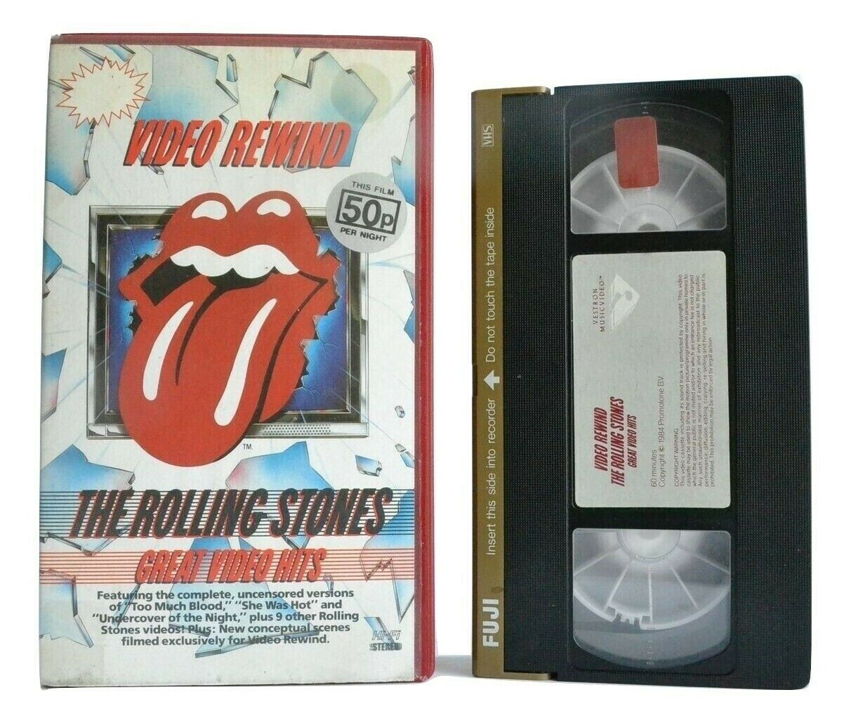 The Rolling Stones: Great Video Hits - Brown Sugar - Mick Jagger - Music -  VHS