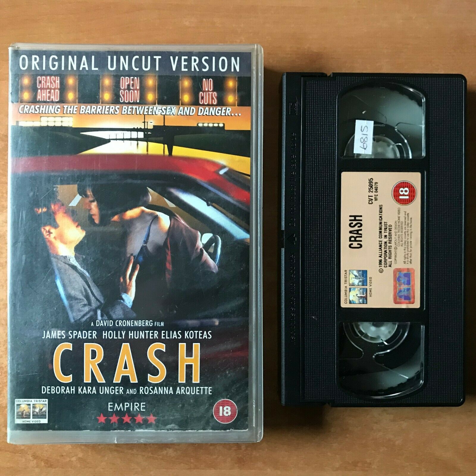 Crash; David Cronenberg Erotic Thriller Big Box Rental, J. G. Ballard, VHS  – Golden Class Movies LTD