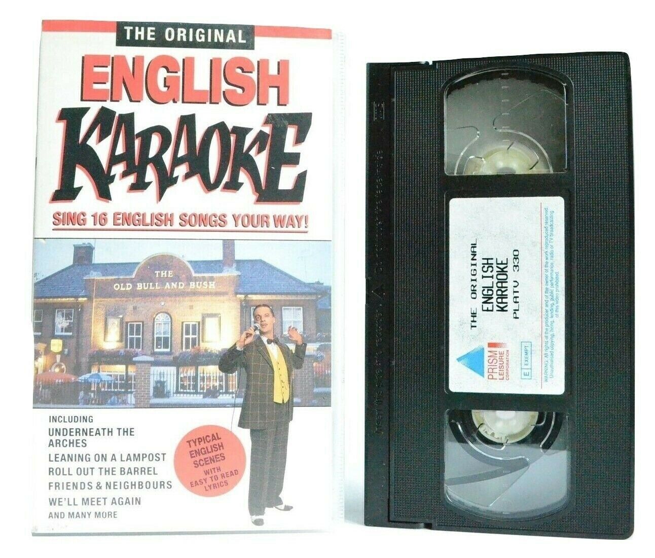 The Original English Karaoke, Home Entertainment, Classic Songs, Music, VHS  – Golden Class Movies LTD