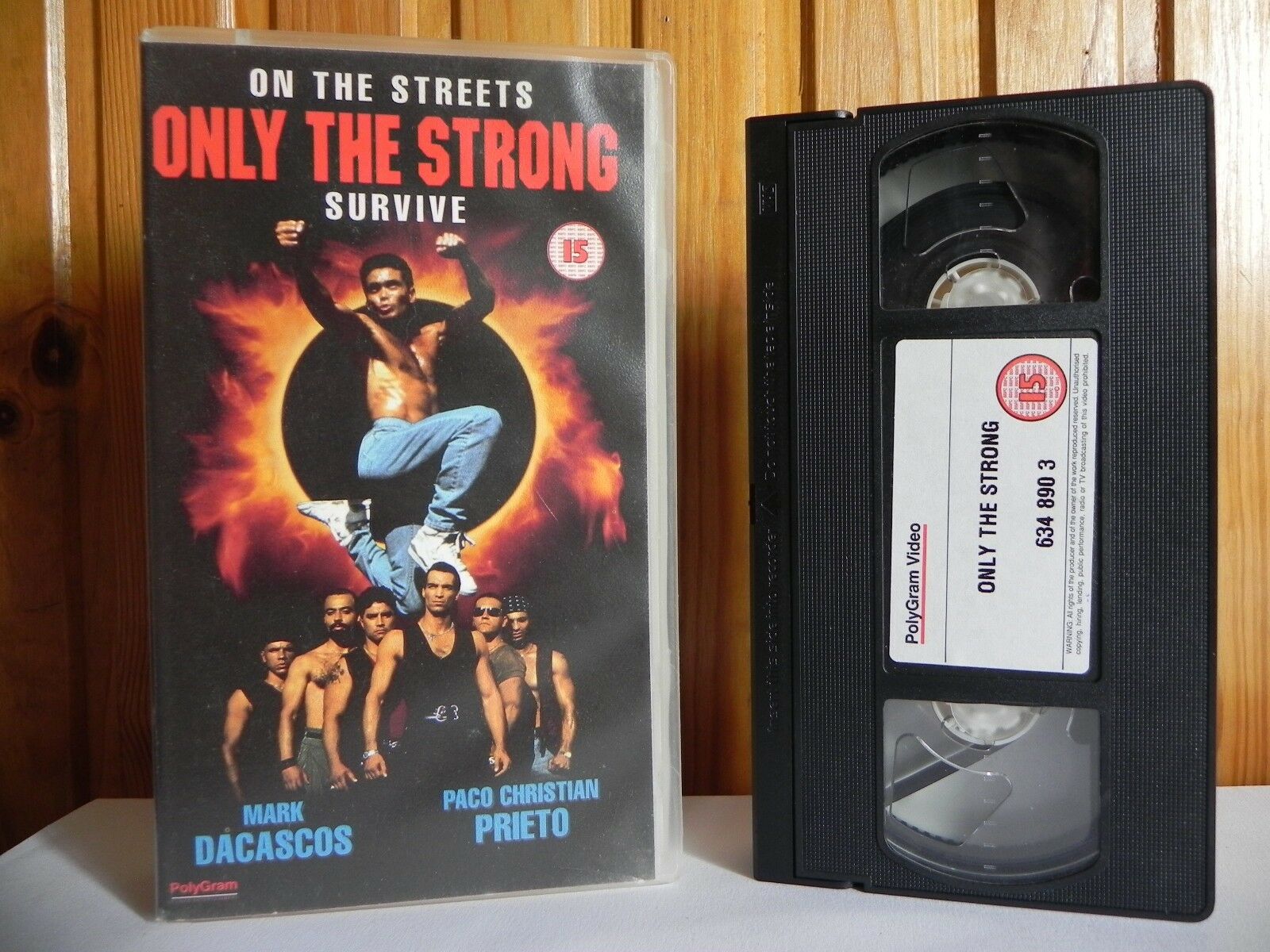 Only The Strong - PolyGram - Martial Arts - Mark Dacascoc - Paco Prieto -  VHS