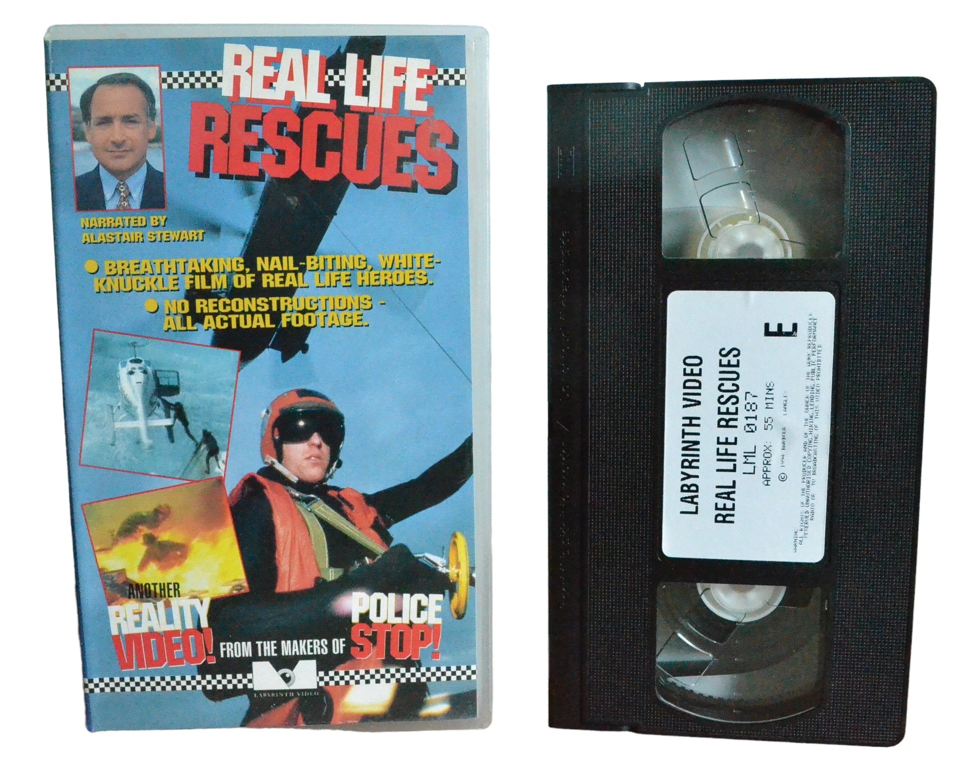 Real Life Rescues - Labyrinth Video - LML0187 - Action - Pal - VHS