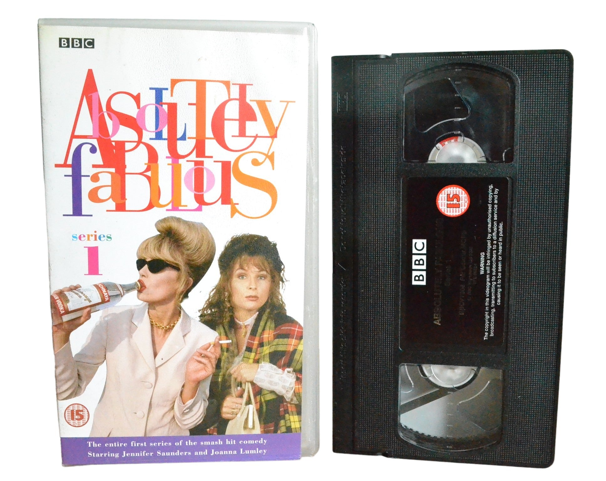 Absolutely Fabulous : Series 1 - Jennifer Saunders - BBC Video - BBCV7308 -  Comedy - Pal - VHS 5014503730826 – Golden Class Movies LTD