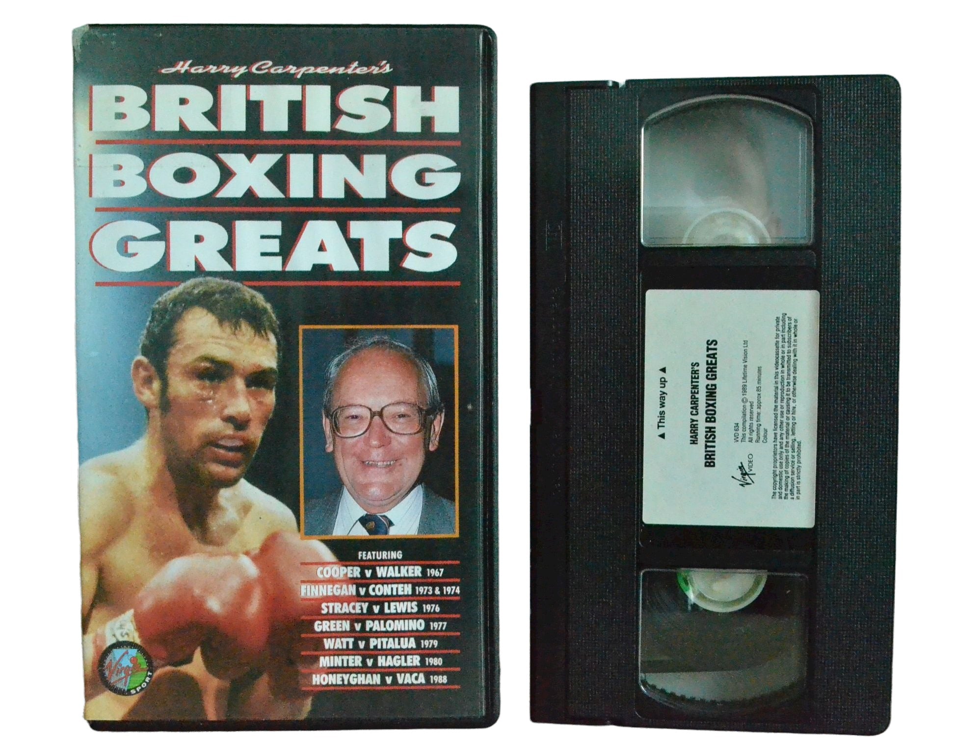British Boxing Greats - Henry Cooper - Virgin Video - Boxing - Pal VHS  5013702363422 – Golden Class Movies LTD