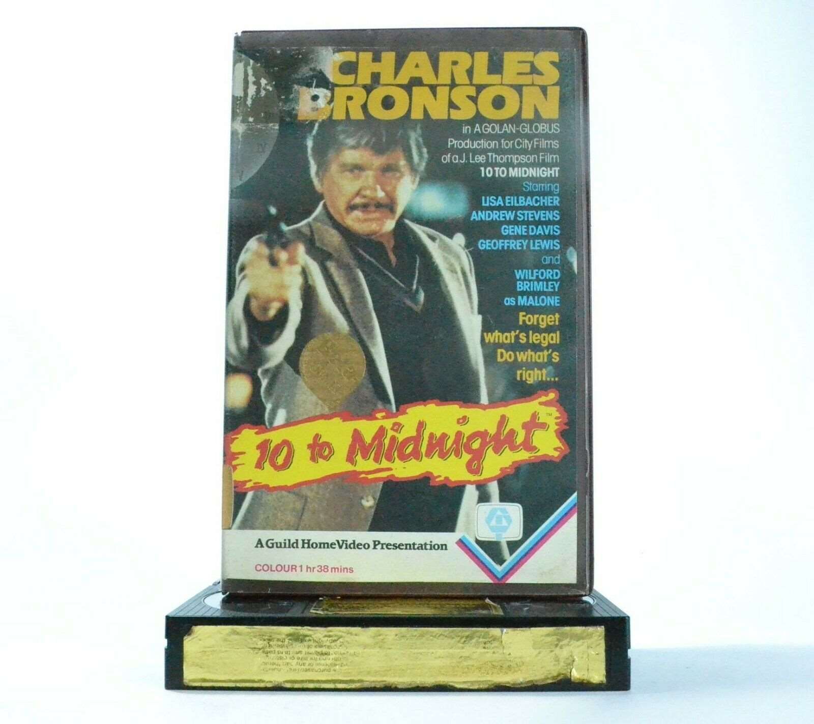 10 To Midnight: (1983) Psychotic Killer/Crime Thriller - Charles Bronson - Beta-