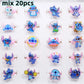 10/20/36pcs Disney Cartoon Stitch Girls Anime Rings Children's Toys Acrylic Ring Party Figure Jeweller Rings Kid Toys Gifts-20pcs-