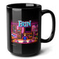 ERIN Black Mug, (15oz) - personalized name gifts for Erin-15oz-