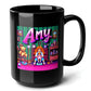 AMY Black Mug, (15oz) - personalized name gifts for Amy-15oz-