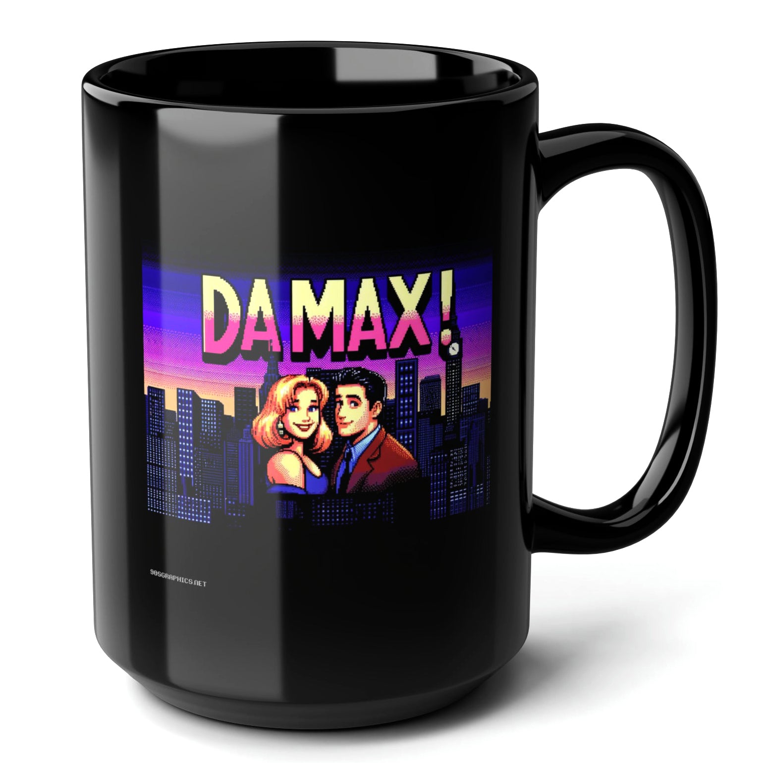 Da Max Black Mug 15oz - ideal for maximum gamers-15oz-