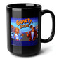 GNARLY DUDE Black Mug, (15oz) - gifts for 90s slang fans-15oz-