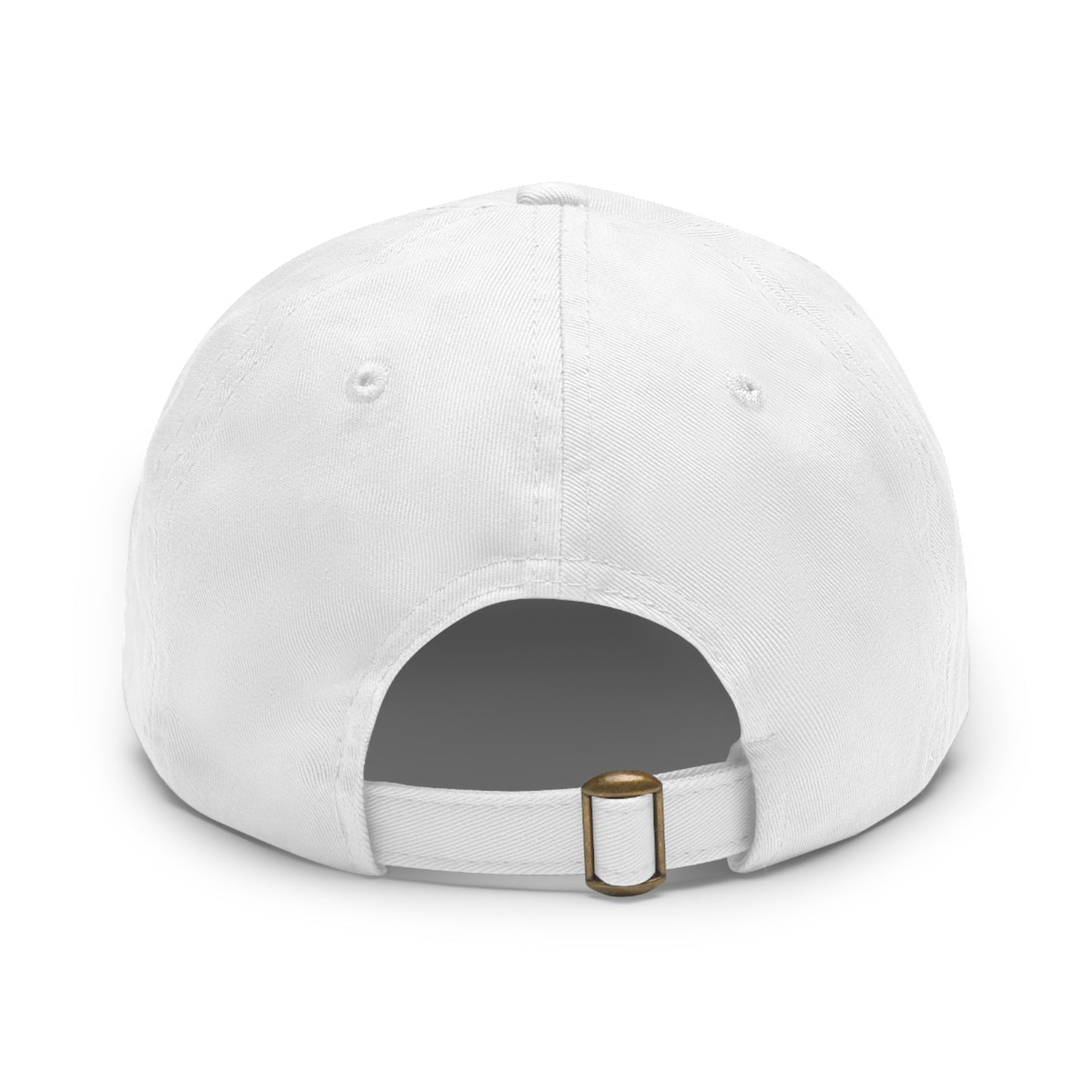 Dad Hat with Leather Patch (Rectangle)-