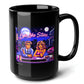 EYES LIKE STARS Black Mug, (15oz) - christmas gift ideas for 90s throwback fans-15oz-