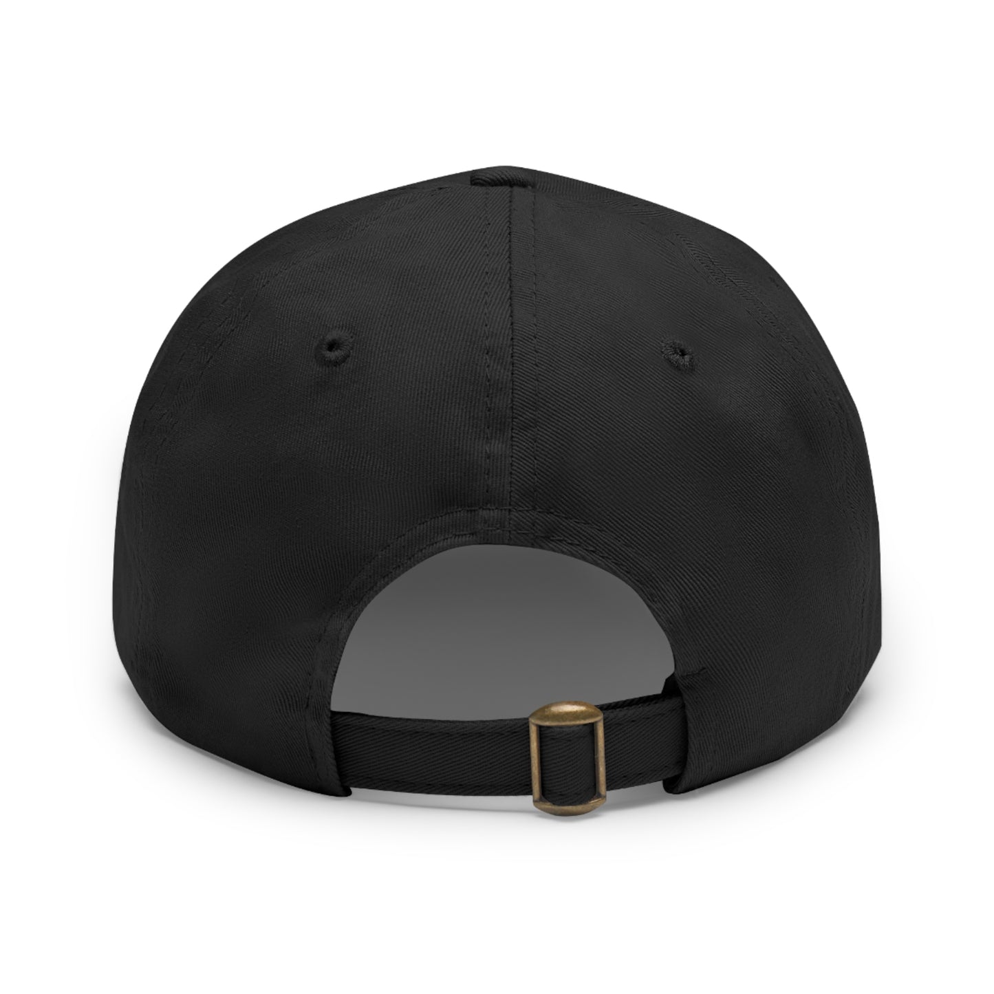 Dad Hat with Leather Patch (Rectangle)-