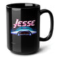 JESSE Black Mug, (15oz) - name sake gifts for Jesse-15oz-