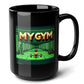 My Gym Black Mug 15oz - great for fitness gamers-15oz-