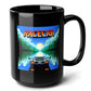 Race Car Black Mug 15oz - ideal for racing game aficionados-15oz-