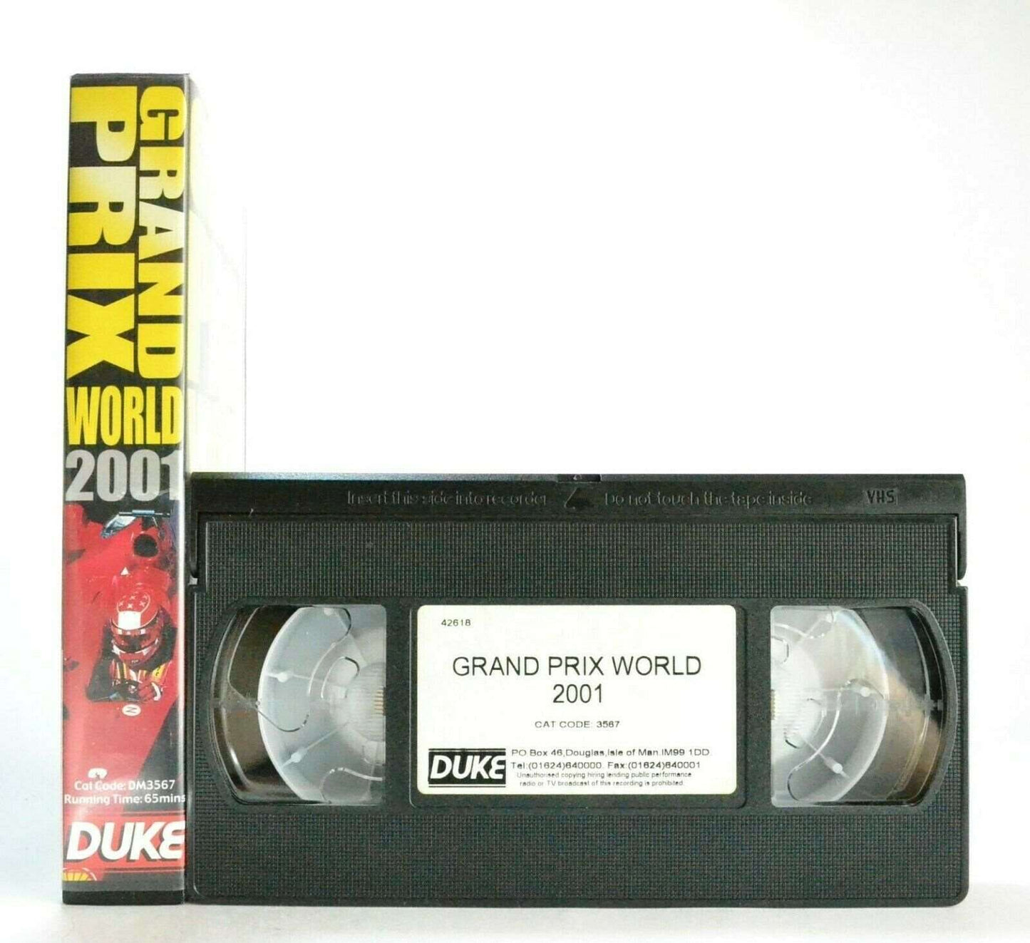 2001: Grand Prix World - Formula One - Racings - M.Schumacher - M.Hakkinen - VHS-