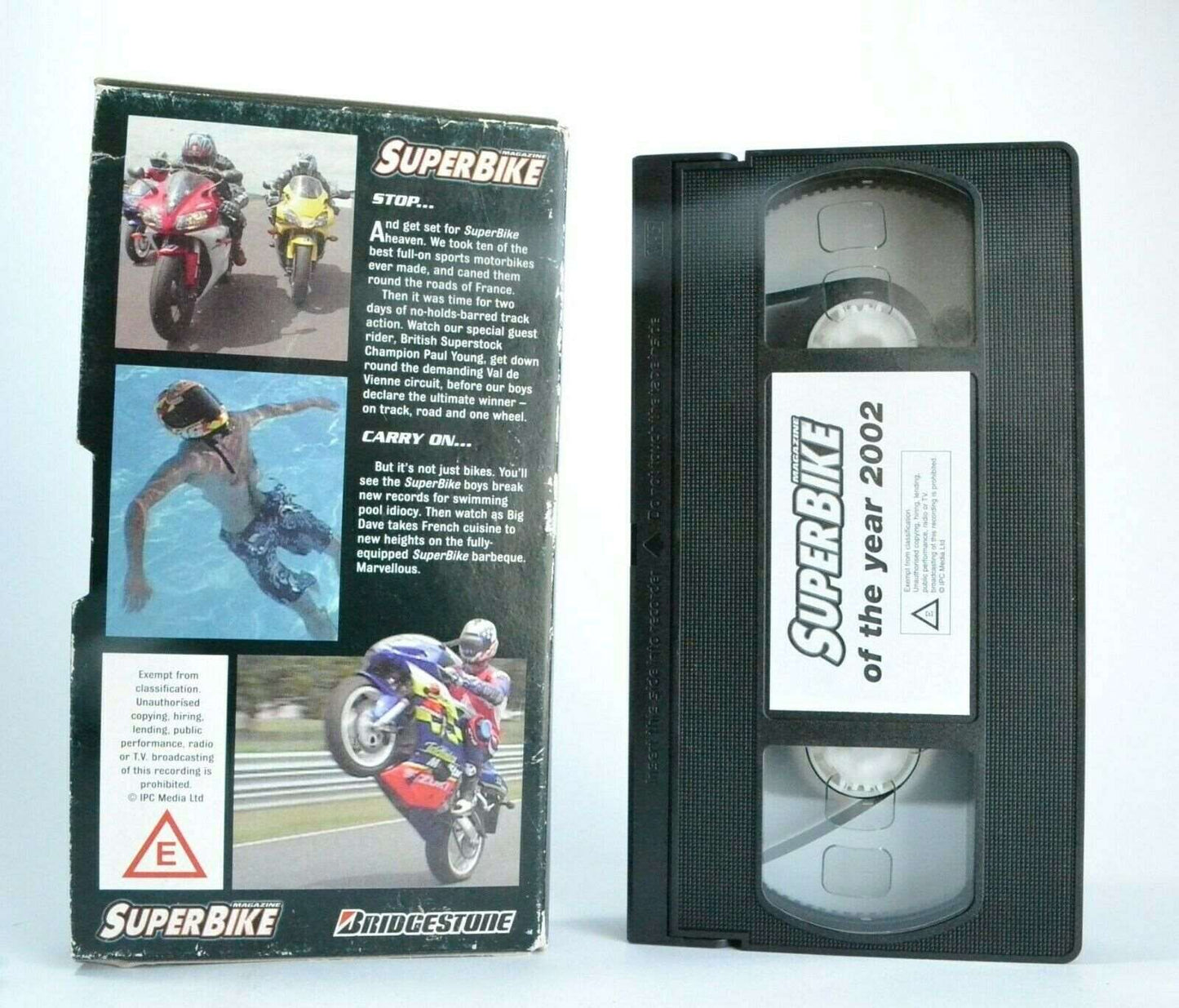 2002 Superbike Of The Year: Special Guest Paul Young - Motorcycling - Pal VHS-