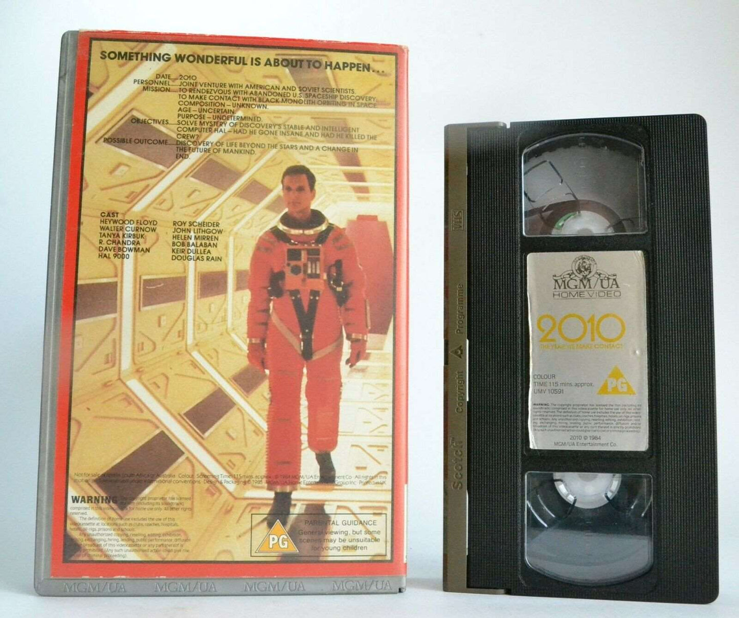 2010: U.S./Soviet Jupiter Expedition - Sci-Fi Adventure - Roy Scheider - Pal VHS-