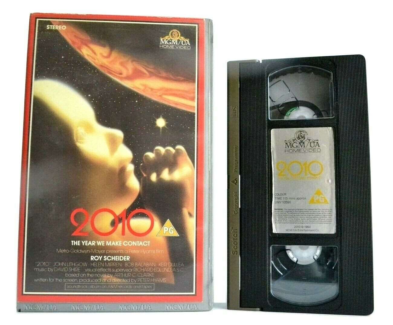 2010: U.S./Soviet Jupiter Expedition - Sci-Fi Adventure - Roy Scheider - Pal VHS-