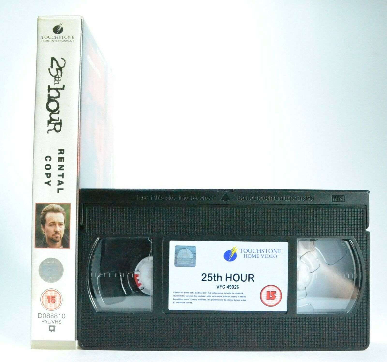 25th Hour: A S.Lee Joint - Thriller - Large Box - Ex-Rental - E.Norton - Pal VHS-