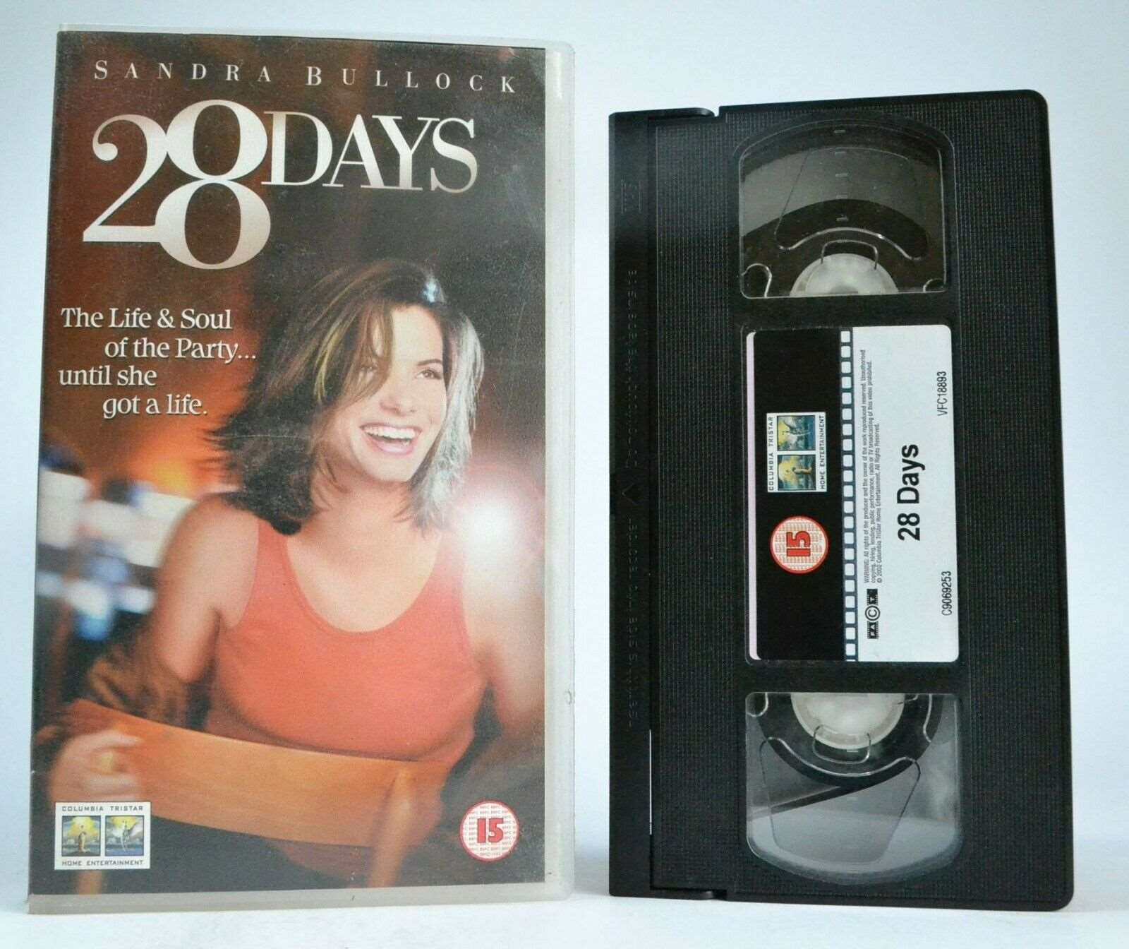 28 Days (2000): Alcoholism Rehabilitation - Drama Comedy - Sandra Bullock - VHS-