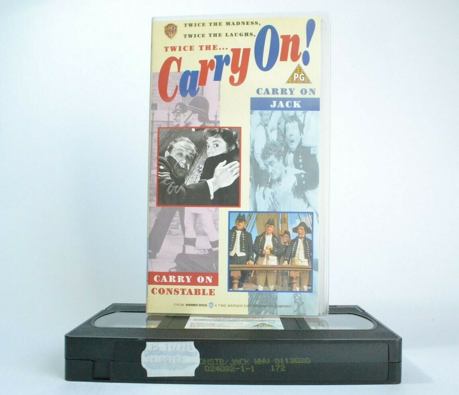 2x Carry On: Constable (1960)/Jack (1964) - Comedy - Kenneth Connor - Pal VHS-