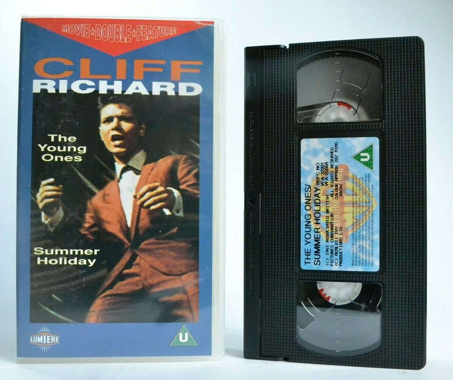 2x Cliff Richards: The Young Ones/Summer Holiday - British Musicals - Pal VHS-