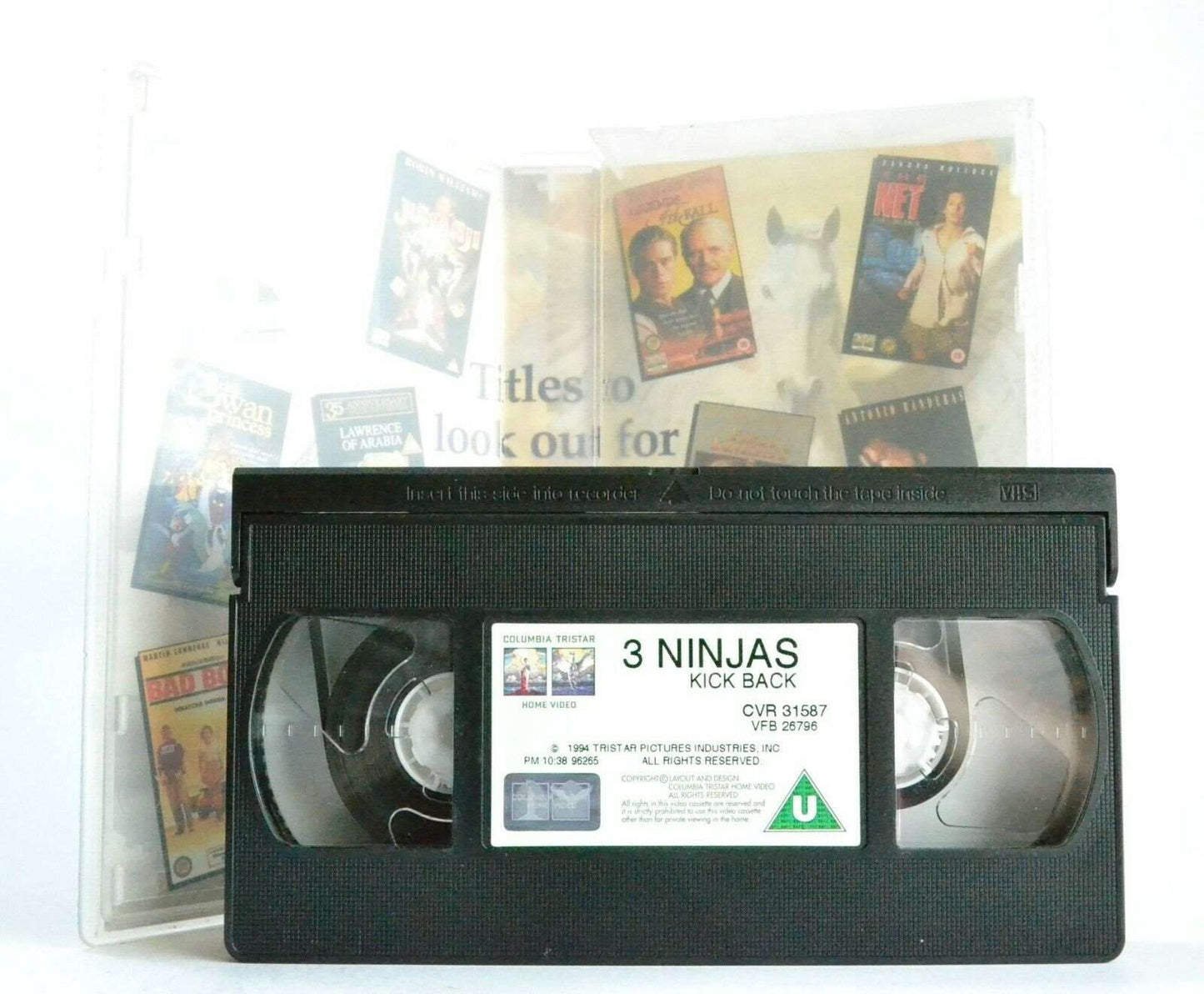 3 Ninjas Kick Back: (1995) Columbia Tristar - Teen Martial Arts Action - Pal VHS-