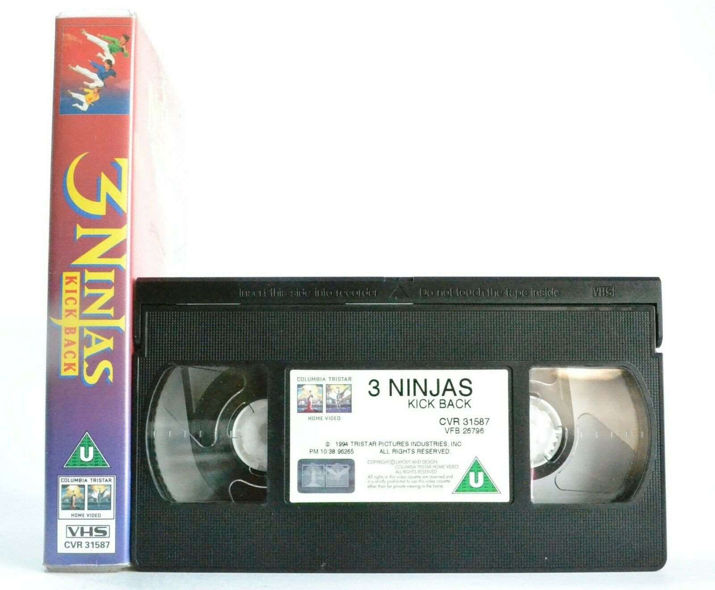 3 Ninjas Kick Back: (1995) Columbia Tristar - Teen Martial Arts Action - Pal VHS-