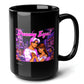 DREAMY EYES Black Mug, (15oz) - unique gifts for retro lovers-15oz-