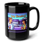 SUP HOMESLICE Black Mug, (15oz) - gift ideas for 90s graphics enthusiasts-15oz-