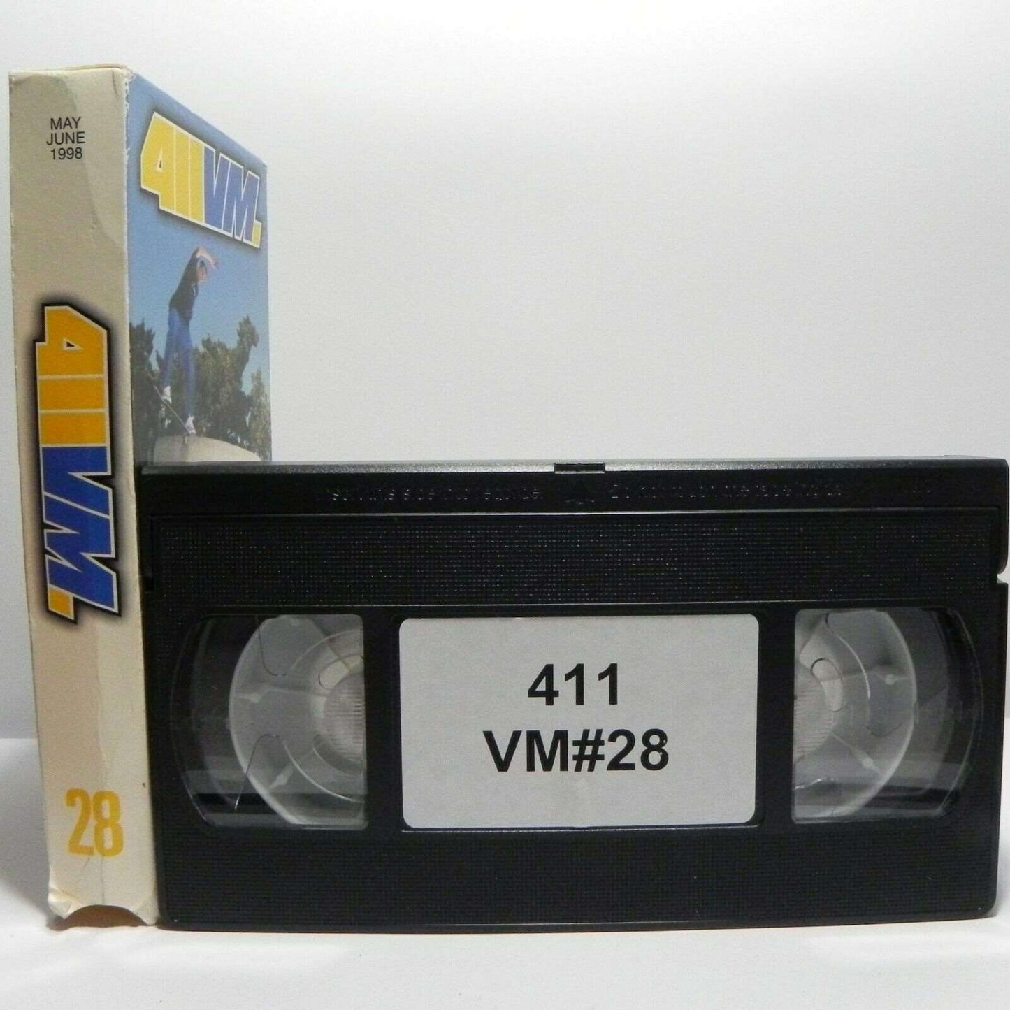 411 Video Magazine - May-June 1998 - Carton Box - Skateboarding Actions - VHS-