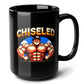 CHISELED Black Mug (15oz) - things gym lovers want-15oz-