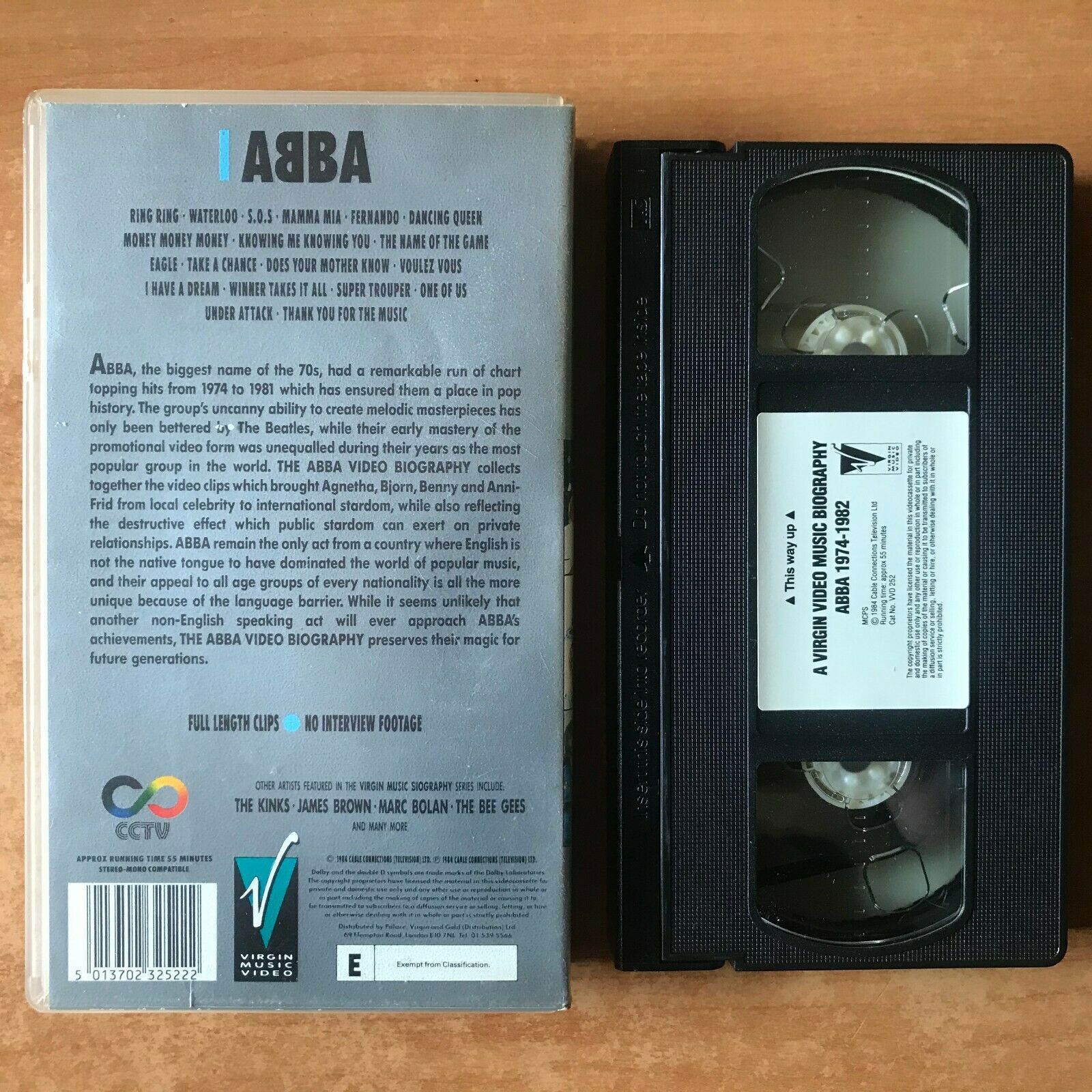 Abba; [Music Biography] 1974-1982; "Dancing Queen" - Bj������rn Ulvaeus - Pal VHS-