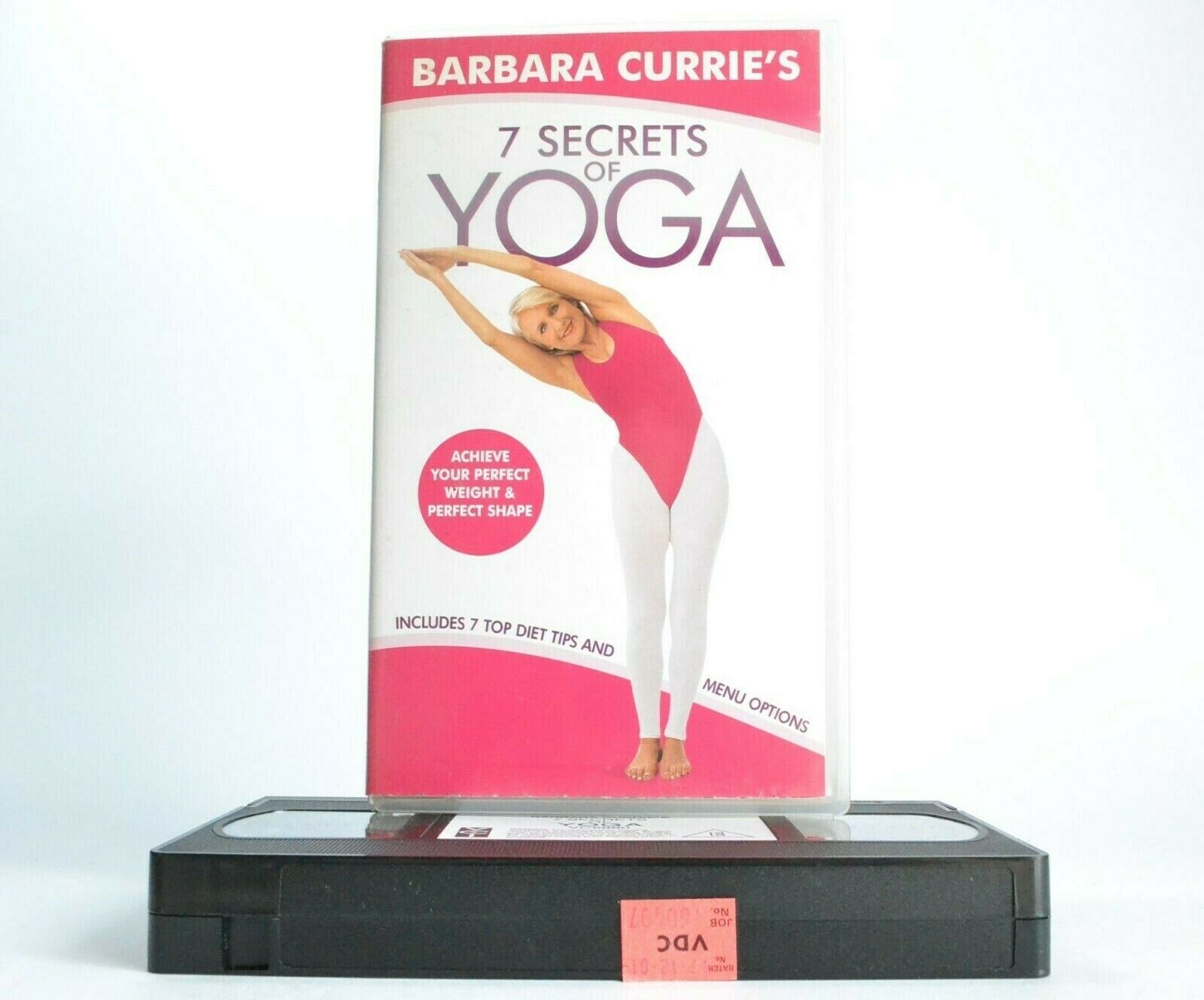 7 Secrets Of Yoga: By Barbara Currie - Power Stretch - Body Transformation - VHS-