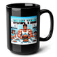 BULK TIME Black Mug (15oz) - gifts for gym lovers who have everything-15oz-