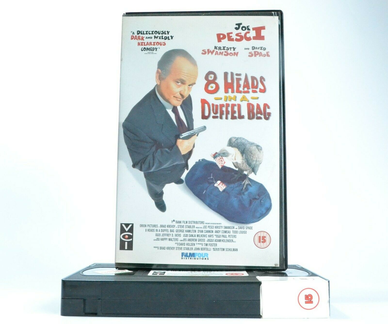 8 Heads In A Duffel Bag (1997) - Black Comedy - Large Box - Joe Pesci - Pal VHS-