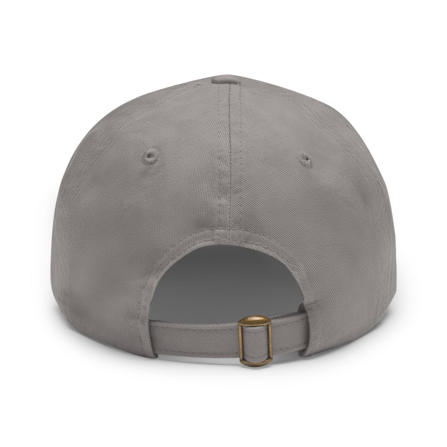 Dad Hat with Leather Patch (Rectangle)-