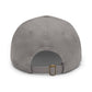 Dad Hat with Leather Patch (Rectangle)-