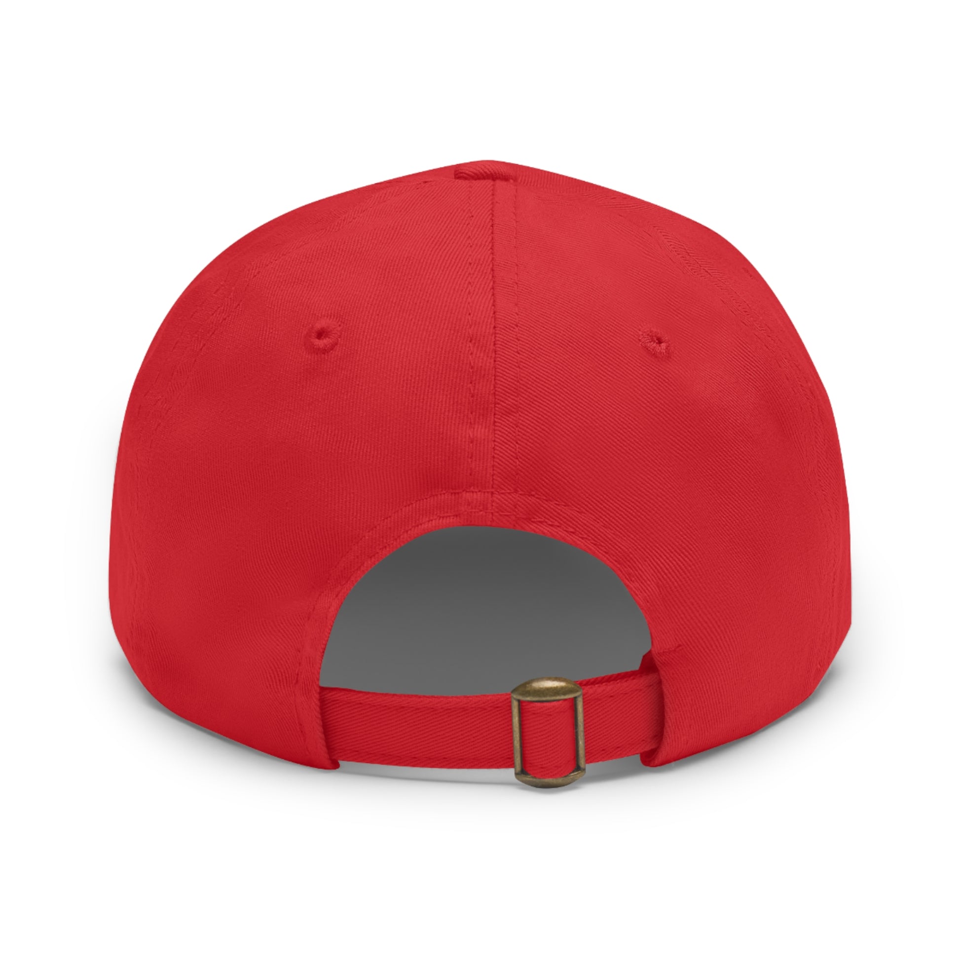 Dad Hat with Leather Patch (Rectangle)-