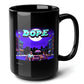 DOPE Black Mug, (15oz) - gifts for 90s slang fans-15oz-