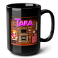 TARA Black Mug, (15oz) - personalized name gifts for Tara-15oz-