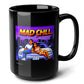 MAD CHILL Black Mug, (15oz) - gifts for 90s graphics enthusiasts-15oz-