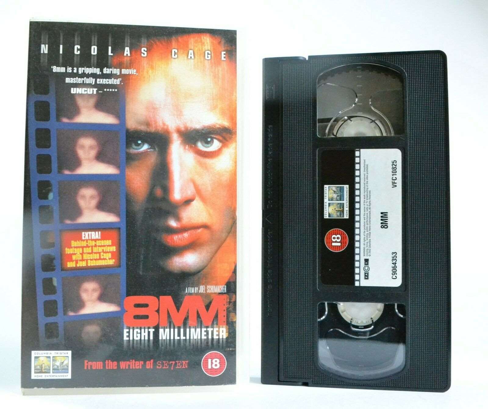 8MM (Eight Millimeter): A J.Schumacher Film (1999) - Crime Action - N.Cage - VHS-