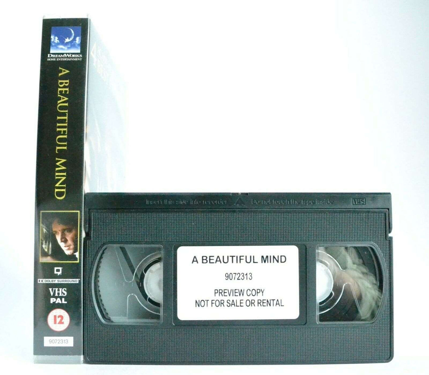 A Beautiful Mind (2001); [John Nash] - Biographical Drama - Russell Crowe - VHS-