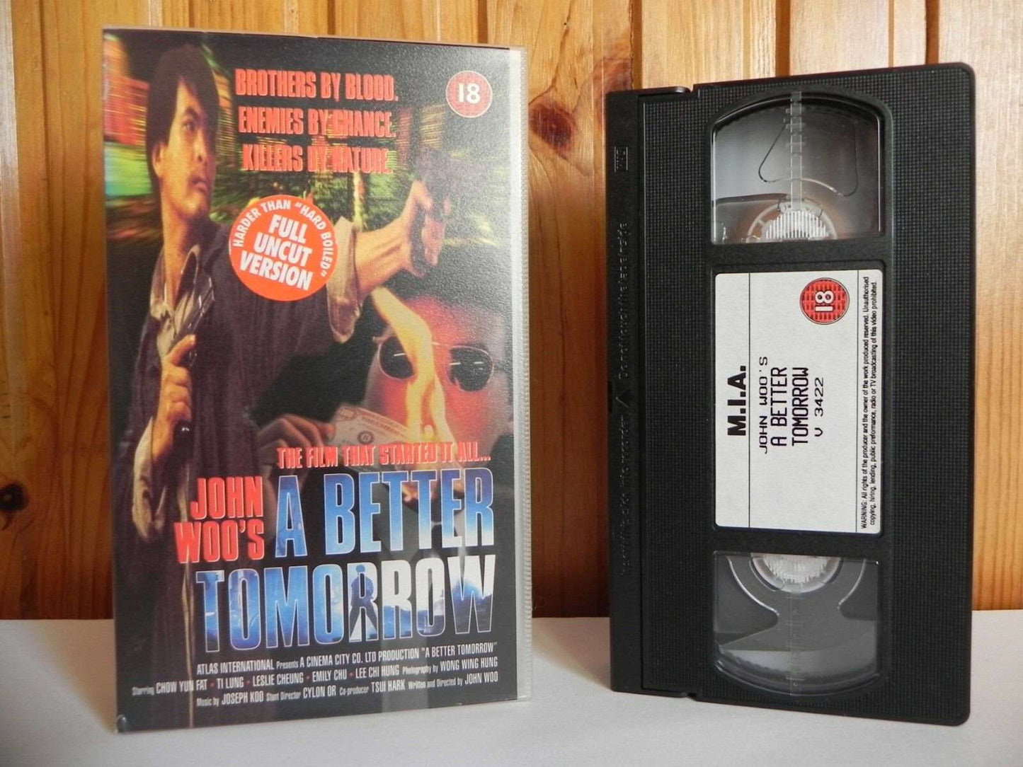 A Better Tomorrow: Well Known M.I.A. Video - Action - Chow Yun Fat - Pal VHS-