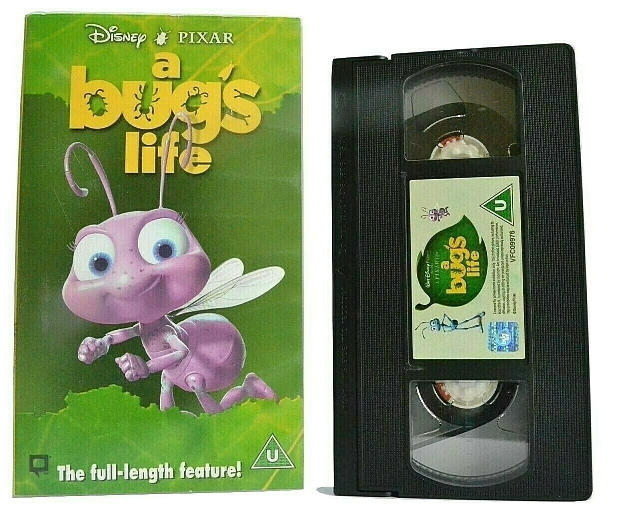 A Bug's Life (1998) -<Disney/Pixar>- Animated Adventure - Children's - Pal VHS-