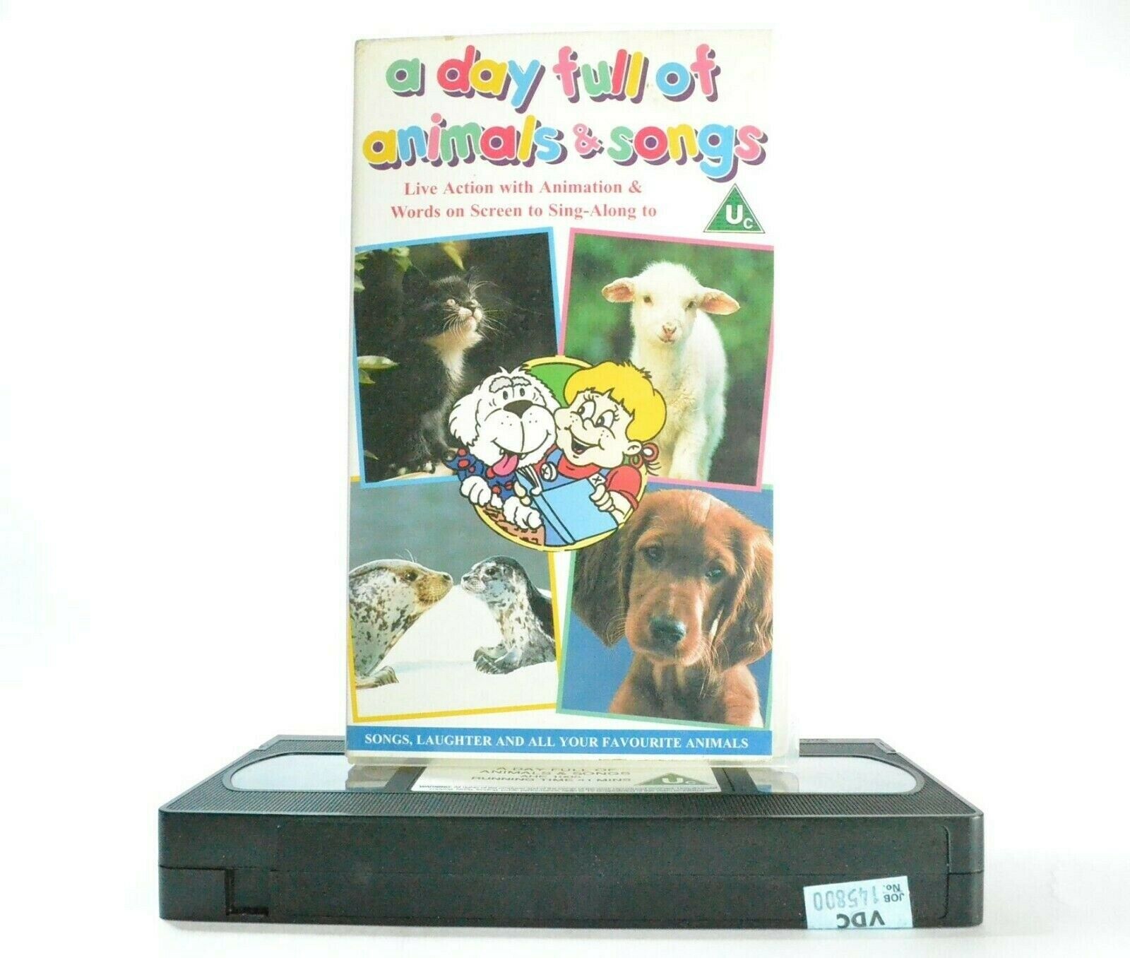 A Day Full Of Animals And Songs - Singalong - Educational - Children's - Pal VHS-